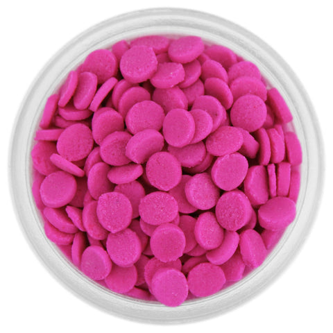 FUCHSIA CONFETTI DOT SPRINKLES