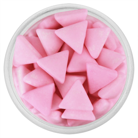 LIGHT PINK MATTE TRIANGLE CANDY SPRINKLES 5 LB