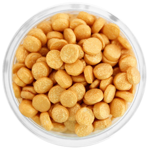 METALLIC GOLD CONFETTI DOT SPRINKLES