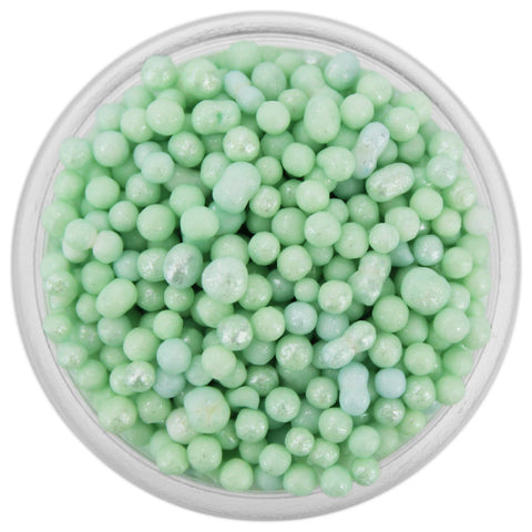 NATURAL LIGHT MINT GREEN NONPAREILS