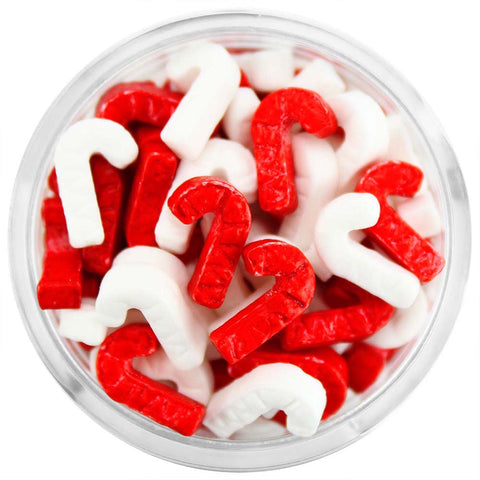 RED & WHITE CANDY CANE CANDY SPRINKLES 3.75 LB