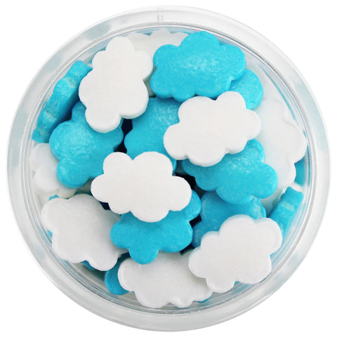 BLUE & WHITE CLOUD CANDY SPRINKLES 3.75 LB