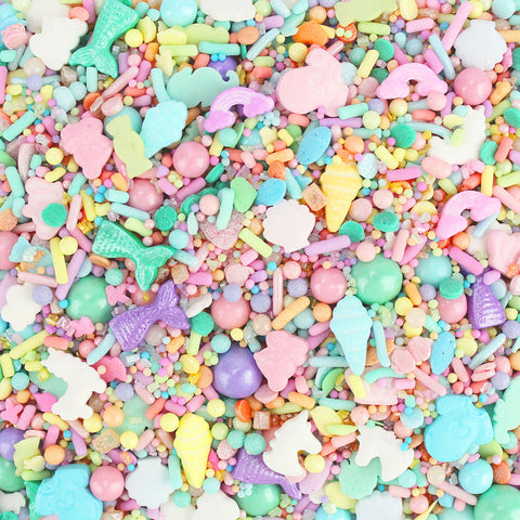 150g Spring Pastel & Rainbow Polymer Clay Sprinkle Mix