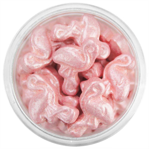 PEARLY LIGHT PINK FLAMINGO CANDY SPRINKLES 3.75 LB